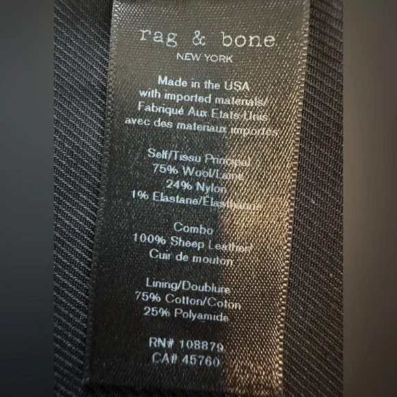 Rag & Bone Olive Green Women's Blazer - Picture 2 of 6